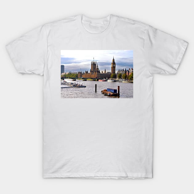 Big Ben Houses of Parliament Westminster Bridge London T-Shirt by AndyEvansPhotos
